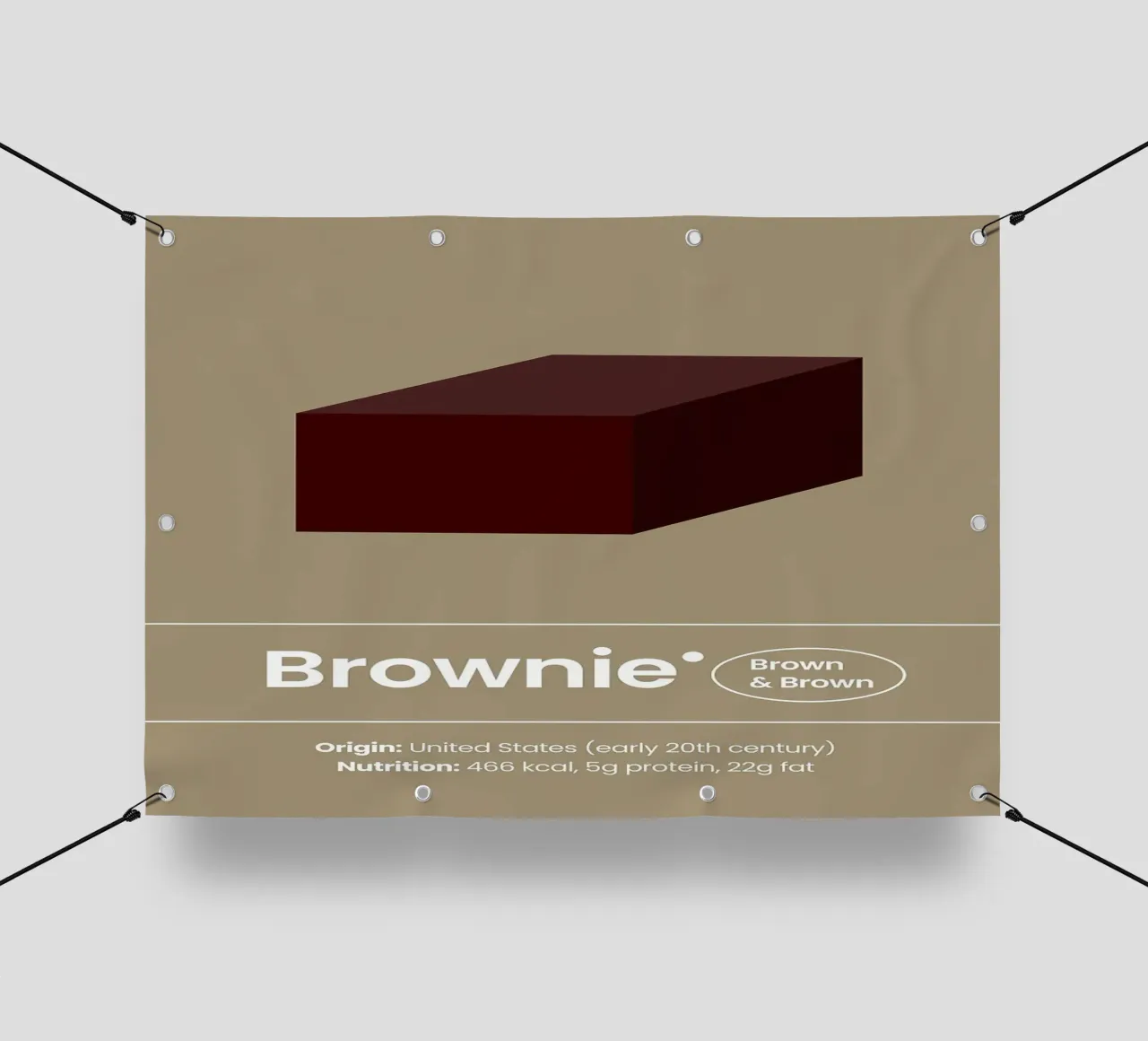 L'arte del brownie telo in pvc da bazi