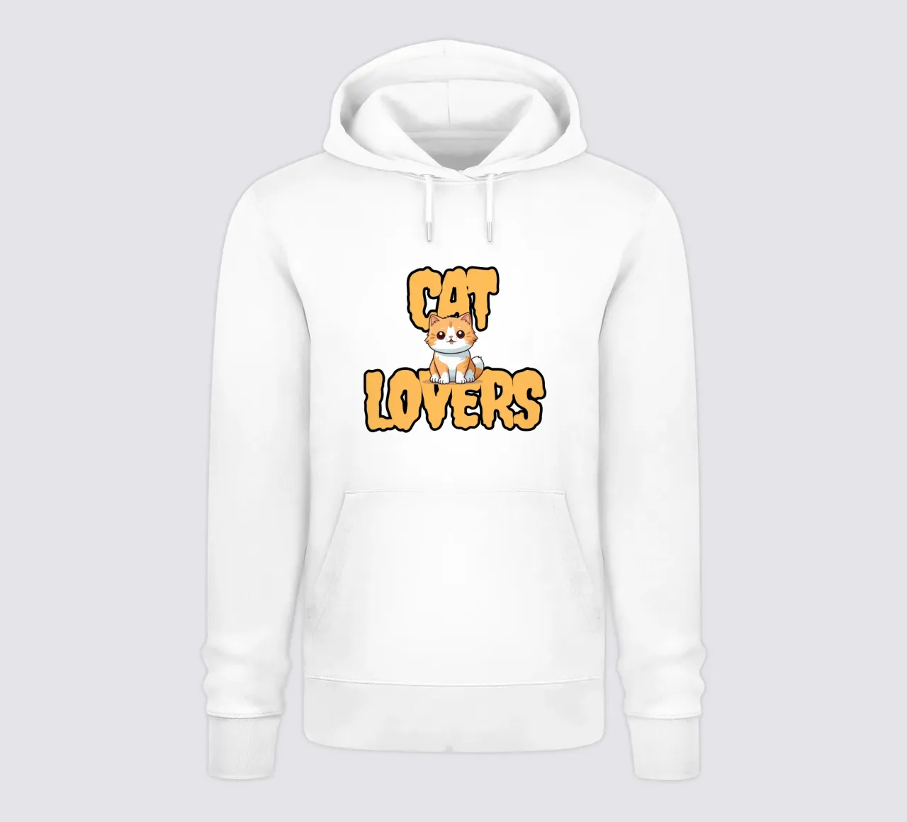 Amante dei gatti felpa con cappuccio da arleneturnershop