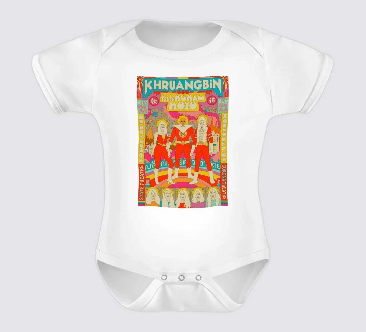 Echi del mondo in ogni nota Poster body neonato maniche corte da mamass