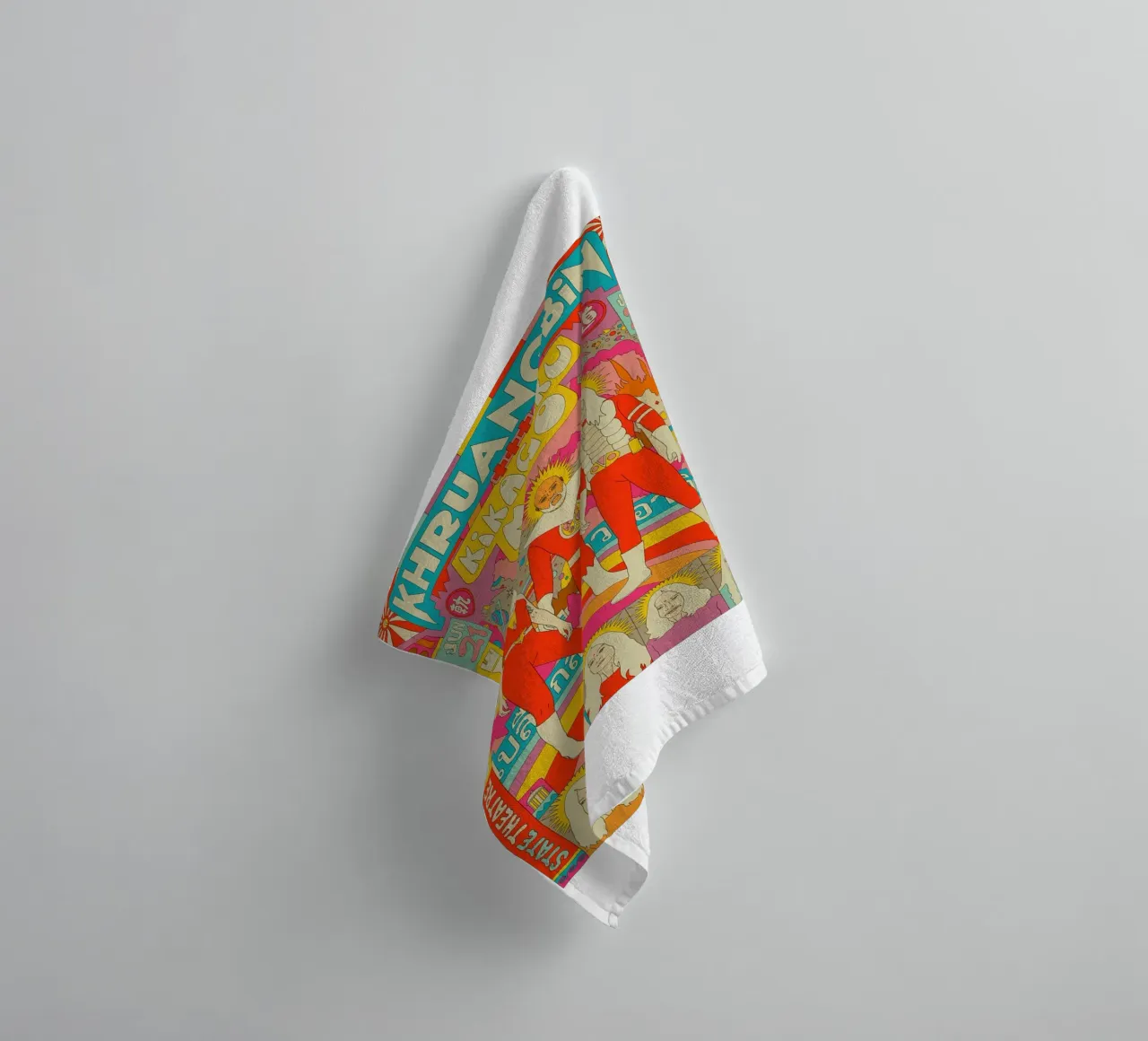 Echoes of the World in Every Note Poster towel by mamass