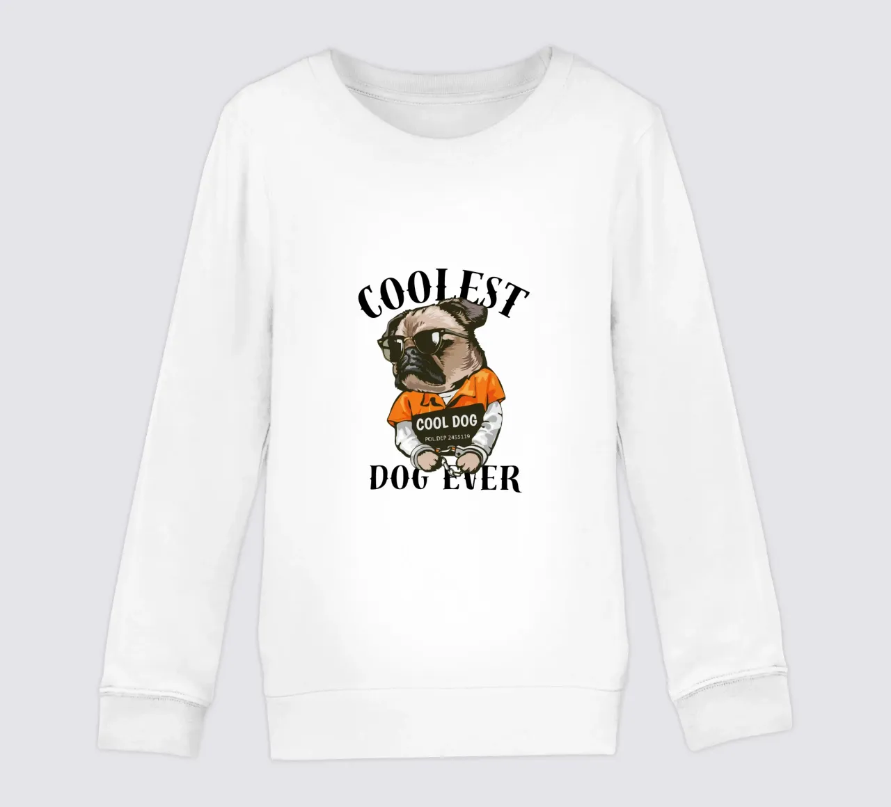 Il cane più figo felpa bambino da arleneturnershop