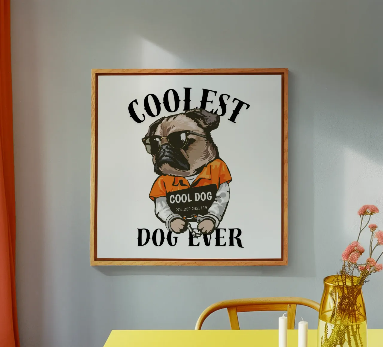 Il cane più figo plexiglass da arleneturnershop