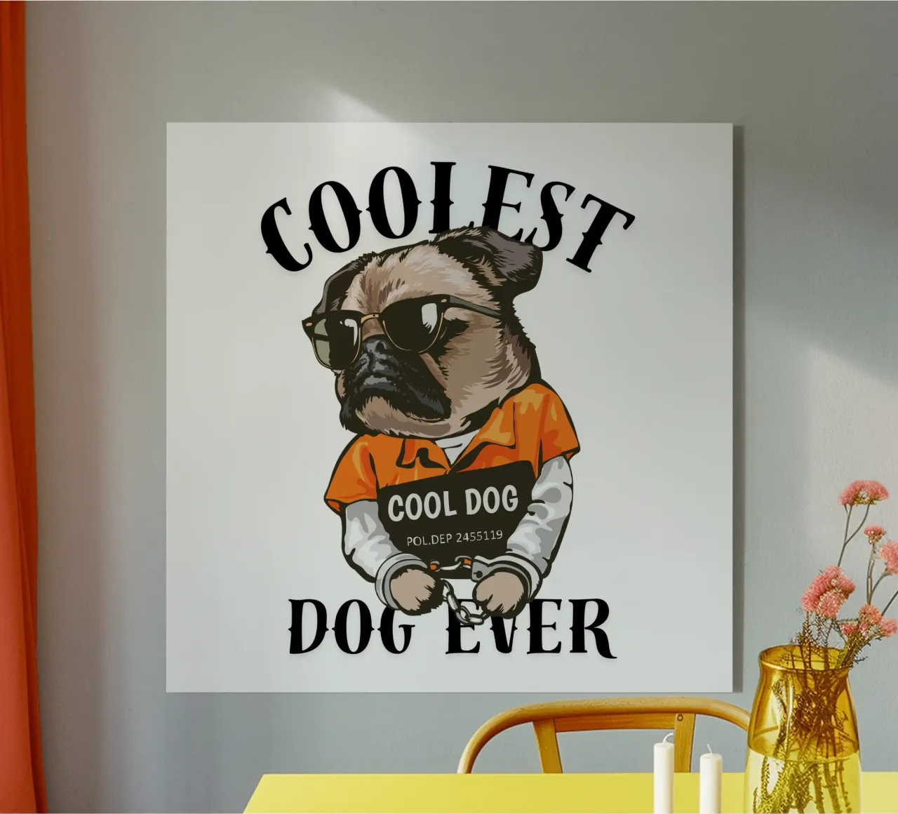 Il cane più figo plexiglass da arleneturnershop