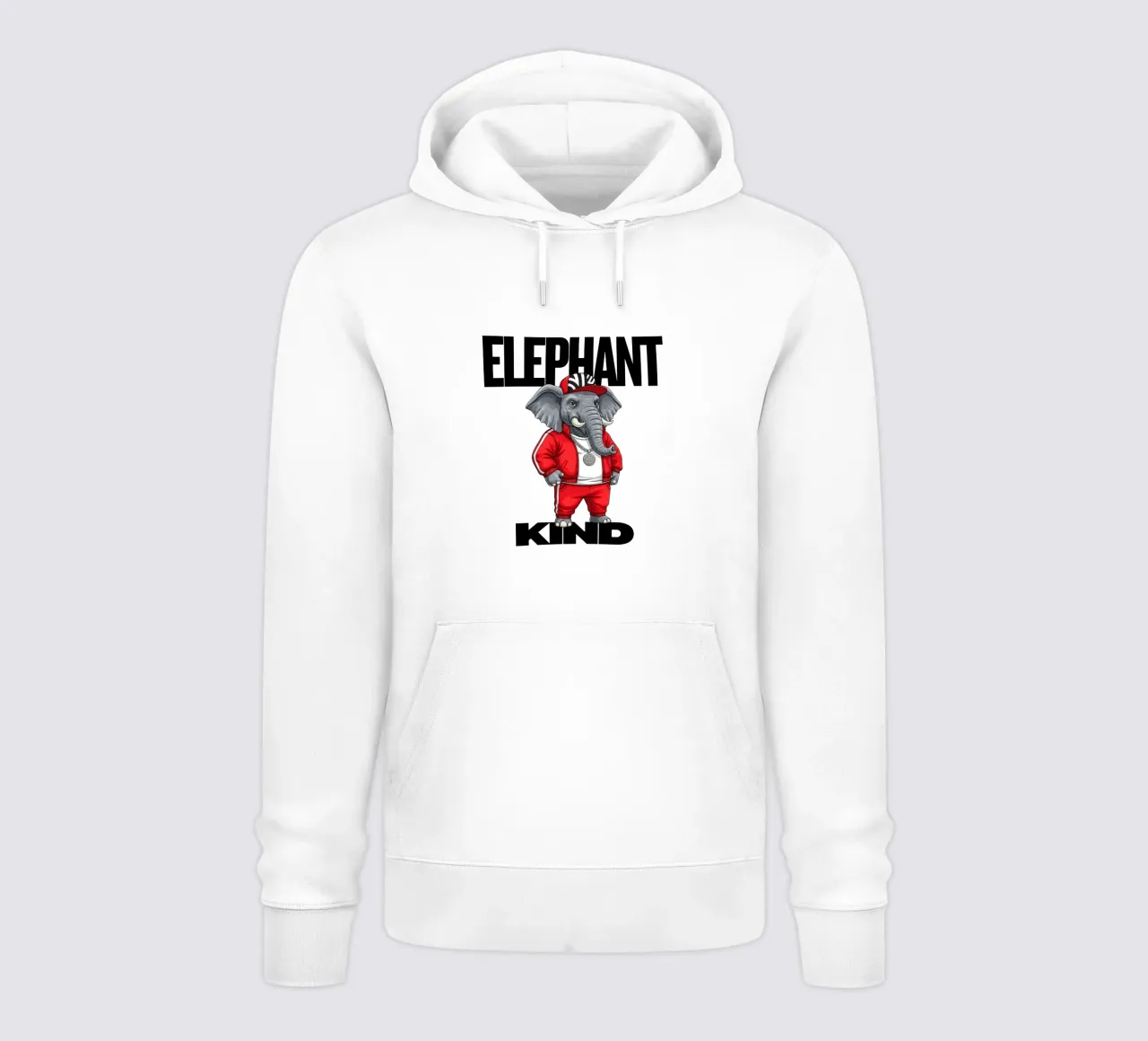 Elefante gentile felpa con cappuccio da arleneturnershop