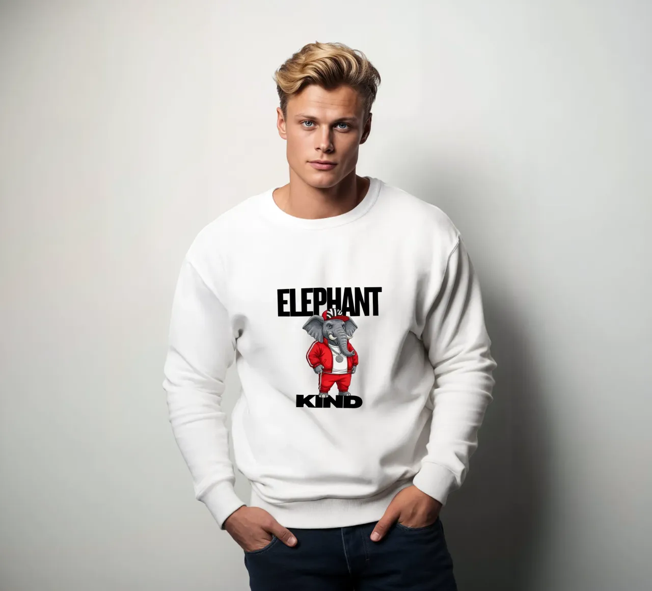 Elefante gentile felpa da arleneturnershop