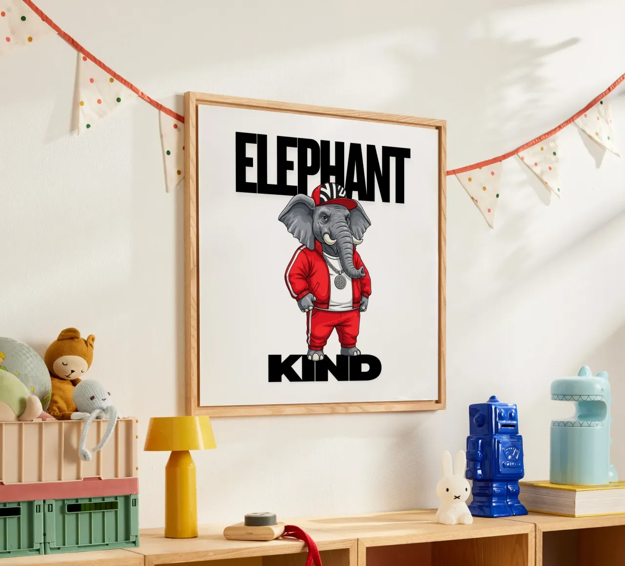 Elefante gentile plexiglass da arleneturnershop