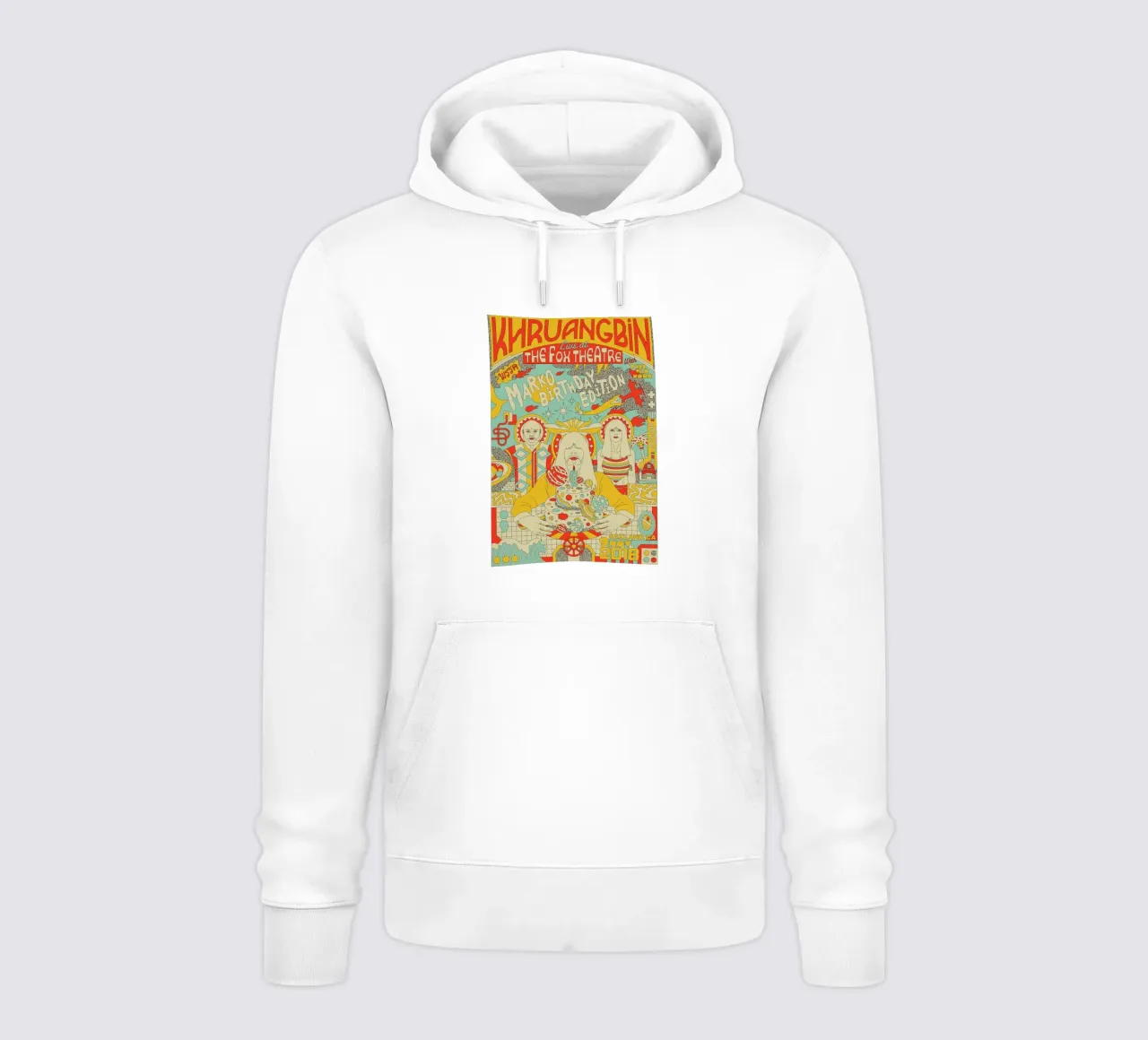Tra funk e serenità Khruangbin Poster felpa con cappuccio da mamass