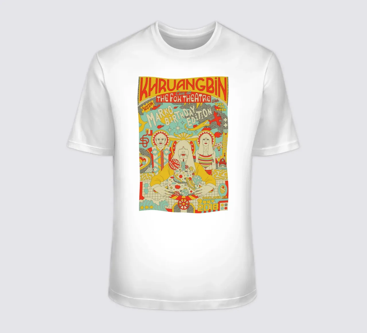Tra funk e serenità Khruangbin Poster t-shirt da mamass