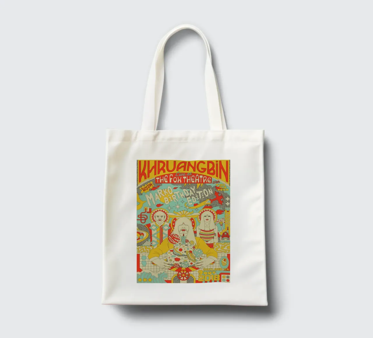 Tra funk e serenità Khruangbin Poster borsa in juta da mamass