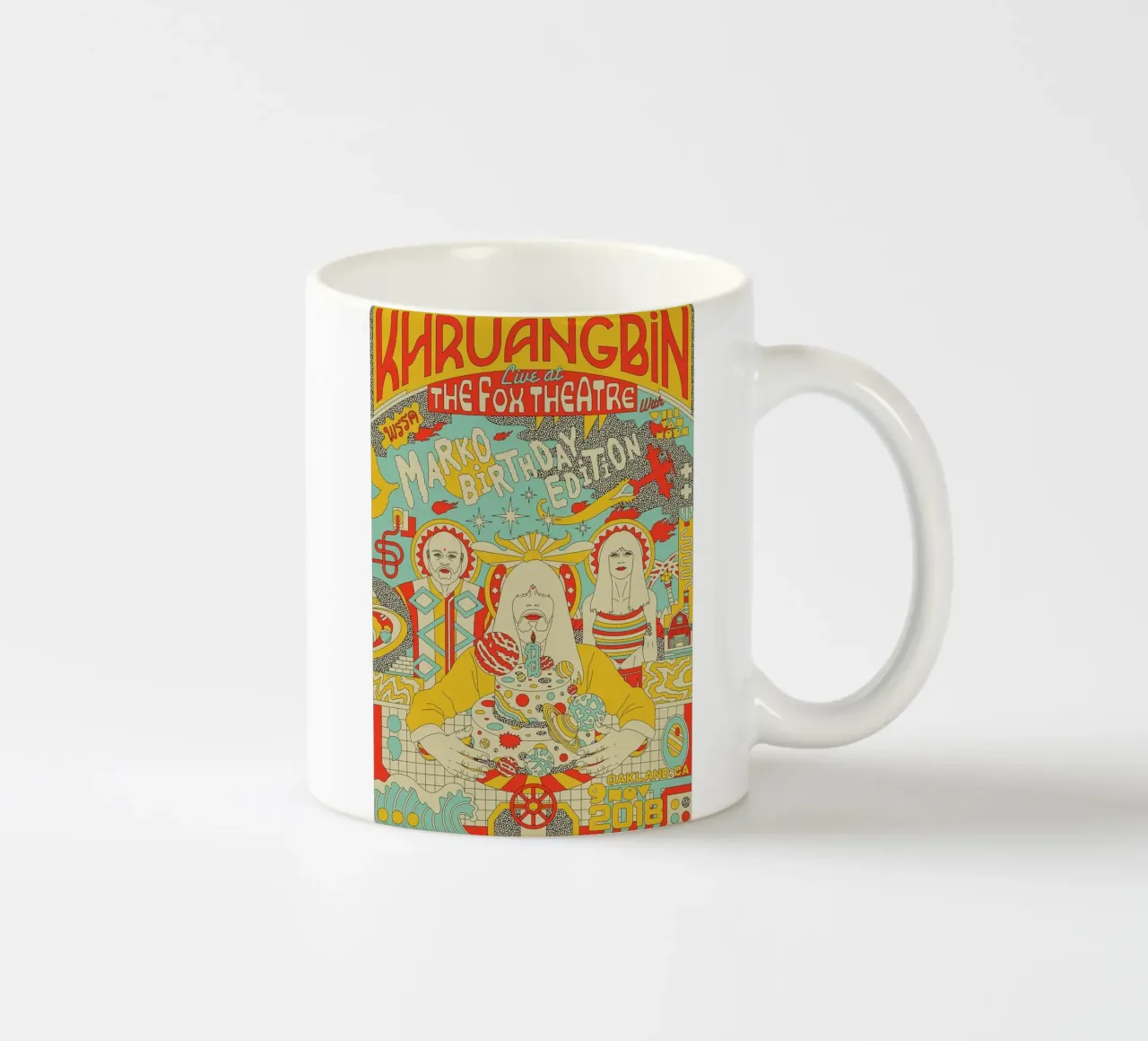 Tra funk e serenità Khruangbin Poster tazza in ceramica da mamass