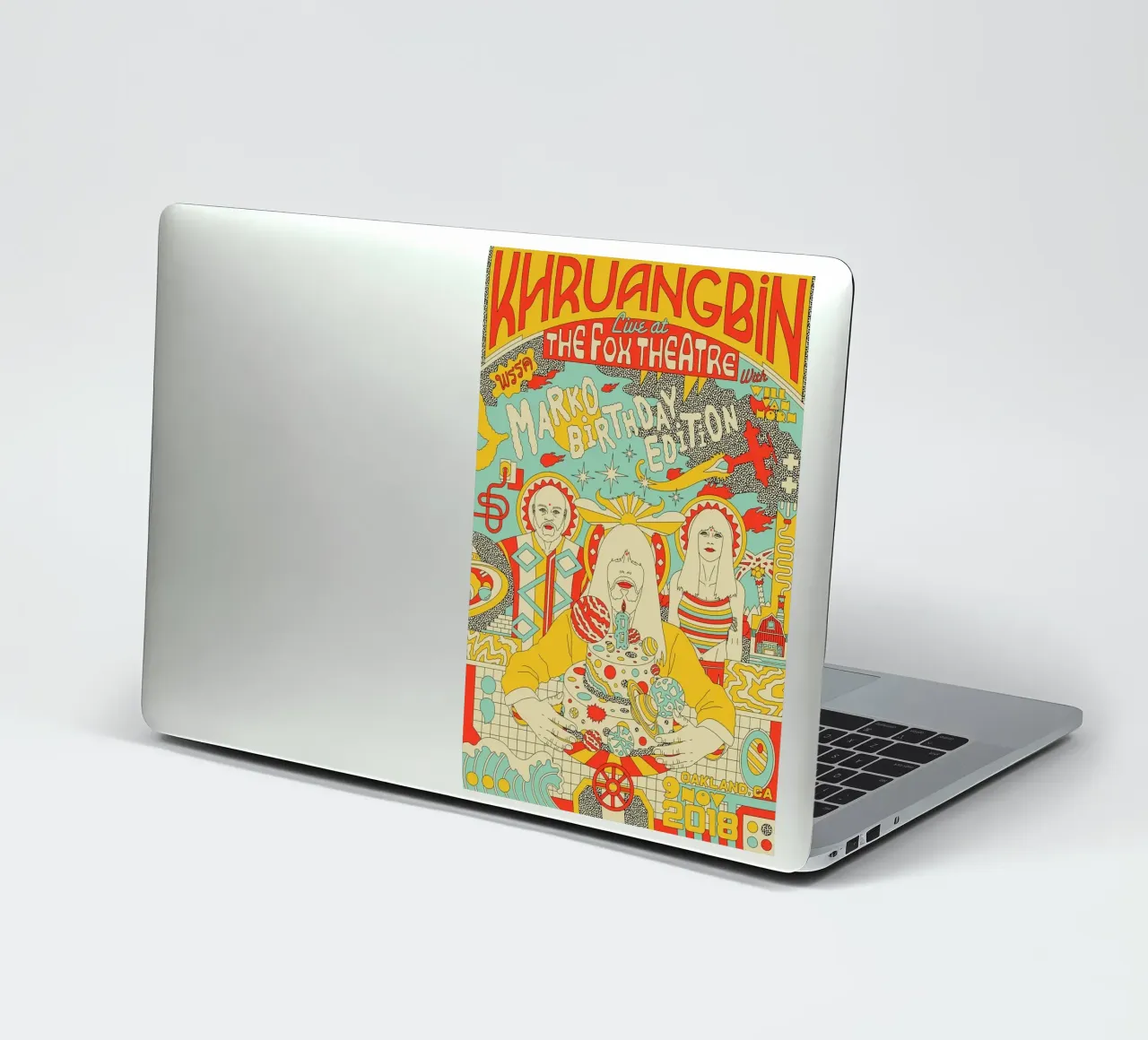 Tra funk e serenità Khruangbin Poster adesivo da mamass