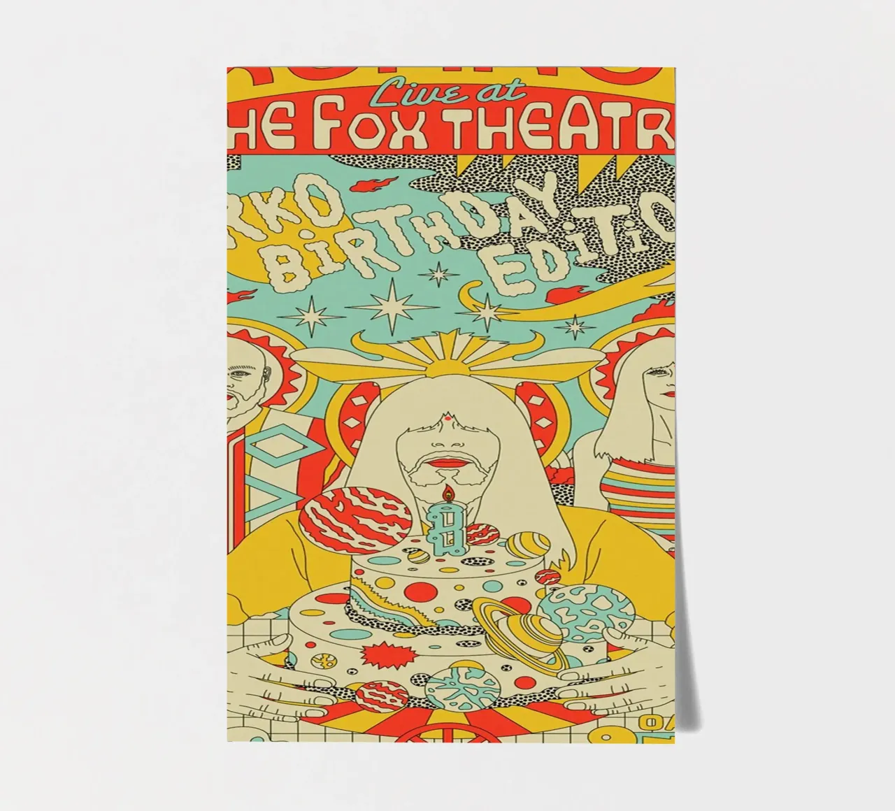 Tra funk e serenità Khruangbin Poster foglio adesivo da mamass