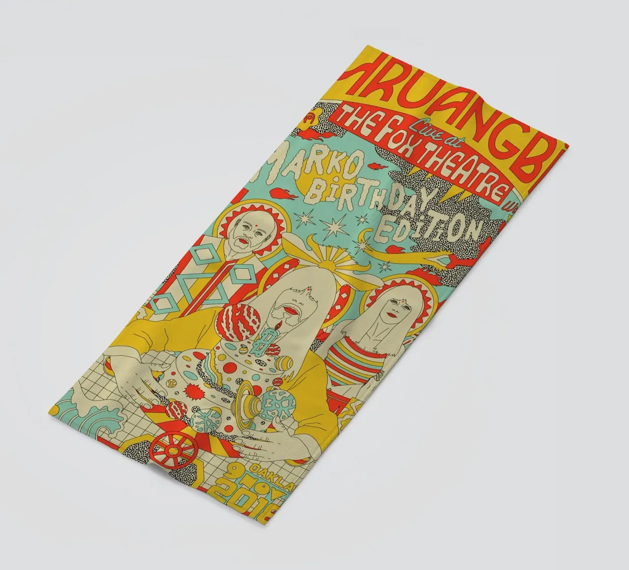 Tra funk e serenità Khruangbin Poster telo mare da mamass