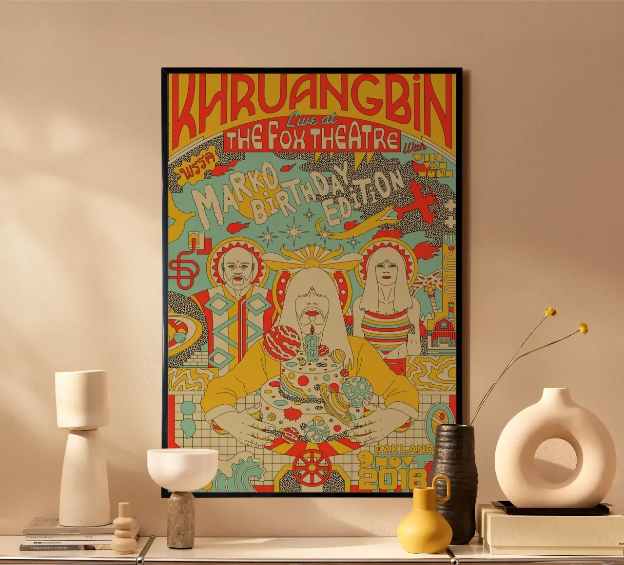 Tra funk e serenità Khruangbin Poster carta hahnemühle da mamass