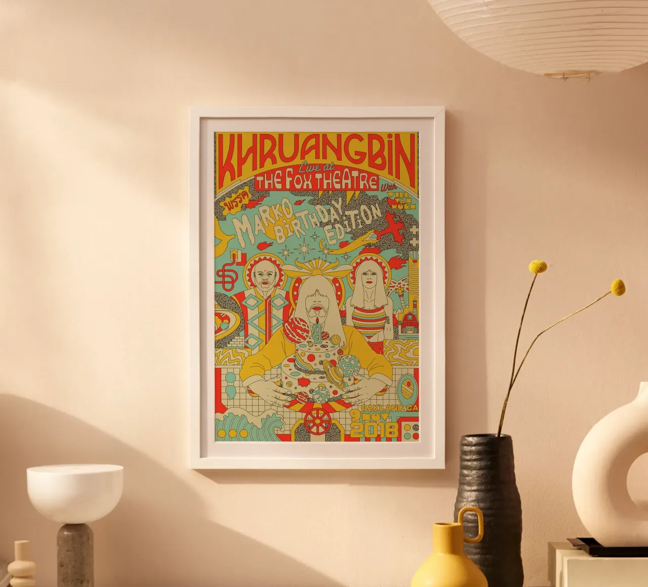 Tra funk e serenità Khruangbin Poster carta hahnemühle da mamass