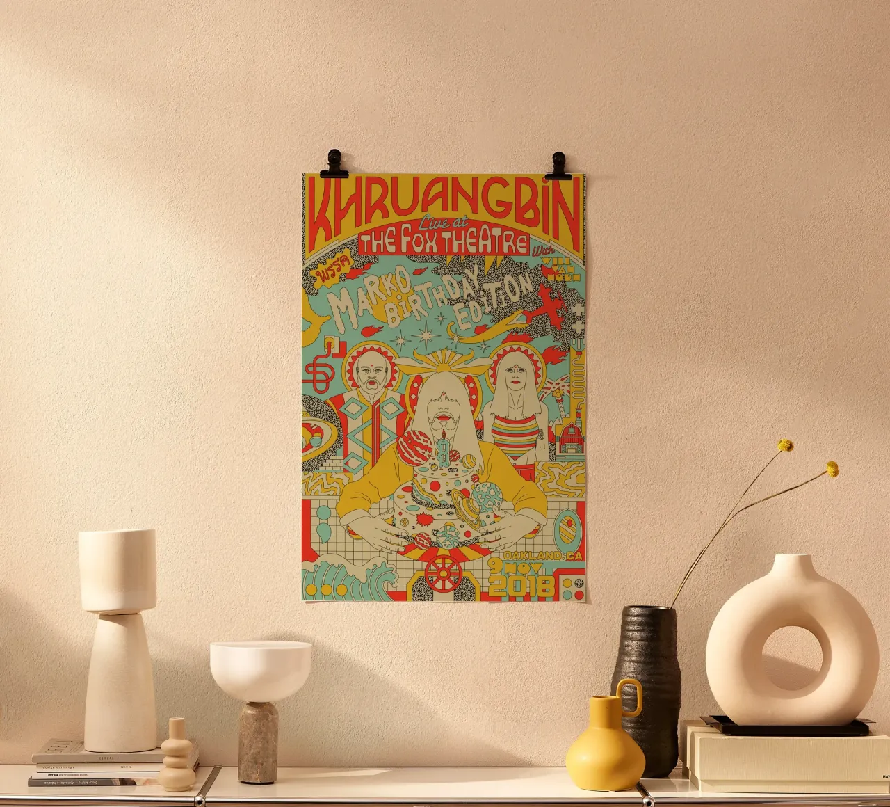 Tra funk e serenità Khruangbin Poster carta hahnemühle da mamass