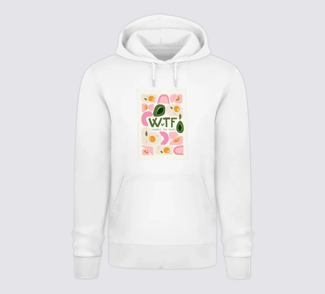 WTF - Où est la nourriture ? sweat à capuche de bazi