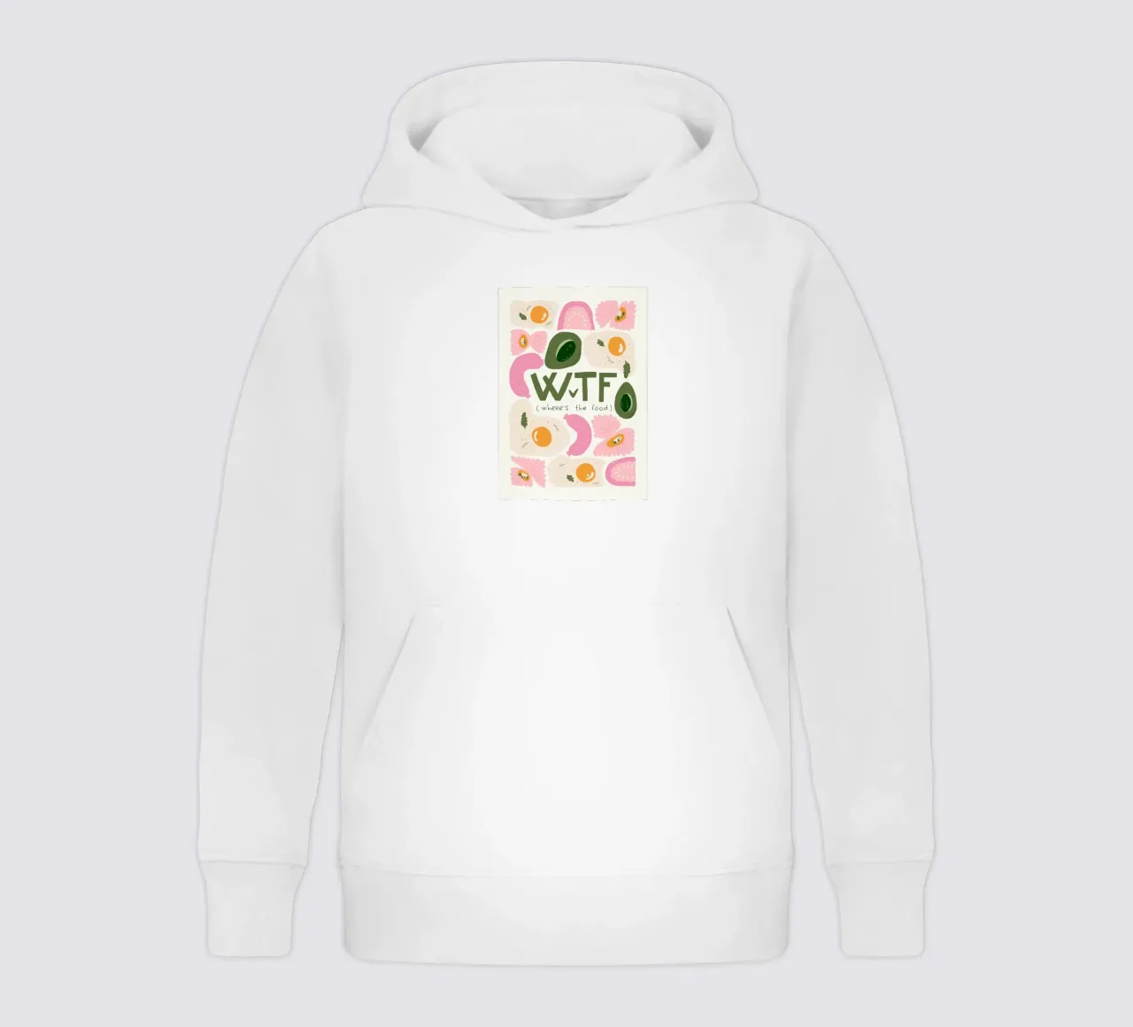 WTF - Où est la nourriture ? sweat à capuche enfant de bazi