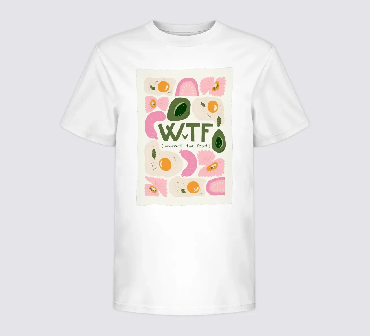 WTF - Dov'è il cibo t-shirt bambini da bazi