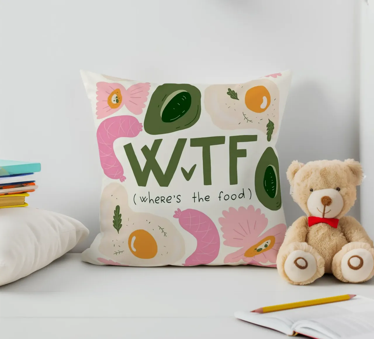 WTF - Dov'è il cibo cuscino da bazi