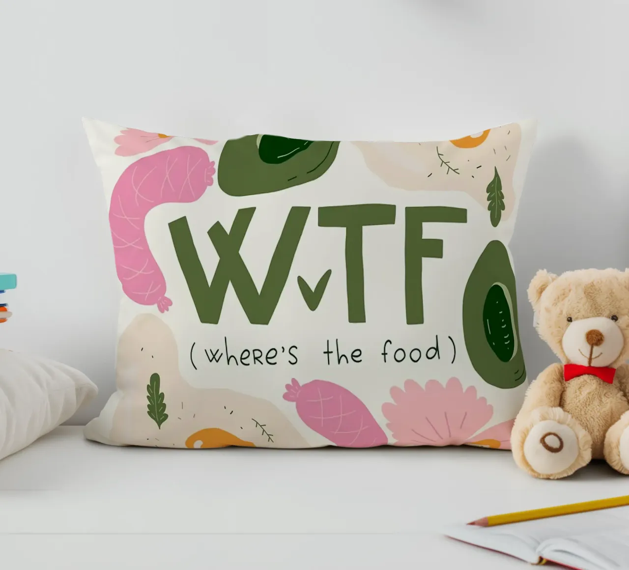 WTF - Dov'è il cibo cuscino da bazi