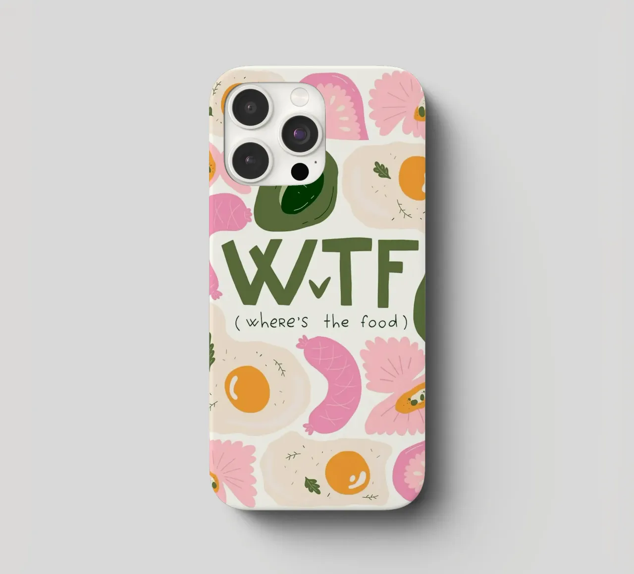 WTF - Dov'è il cibo cover iphone da bazi