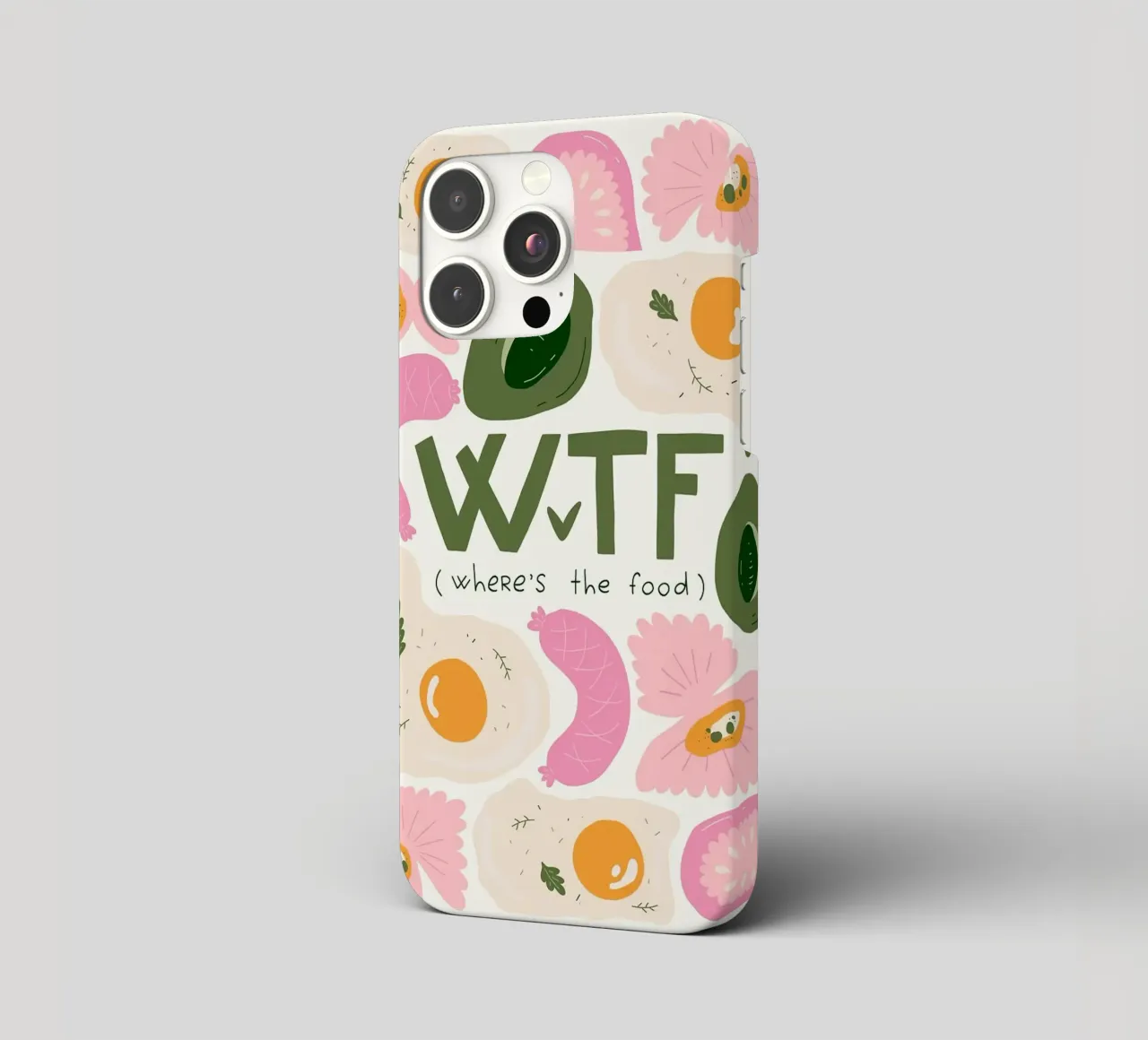 WTF - Dov'è il cibo cover iphone da bazi
