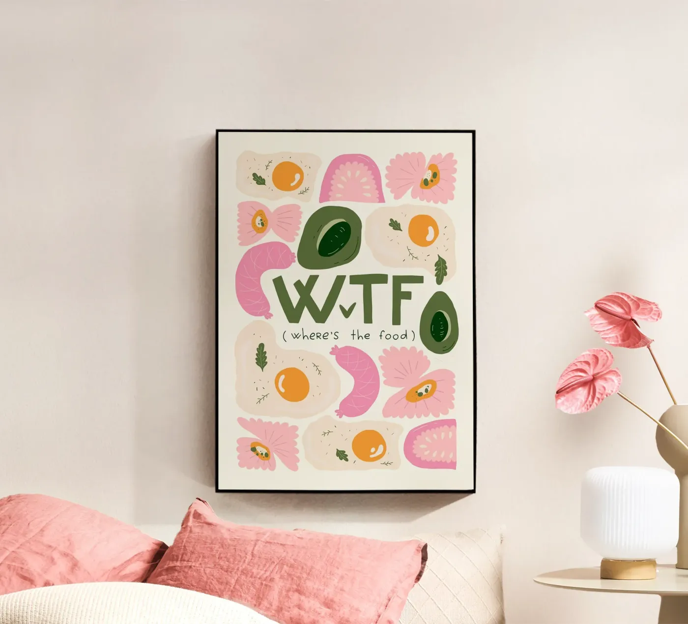 WTF - Where's the Food plexiglass da bazi