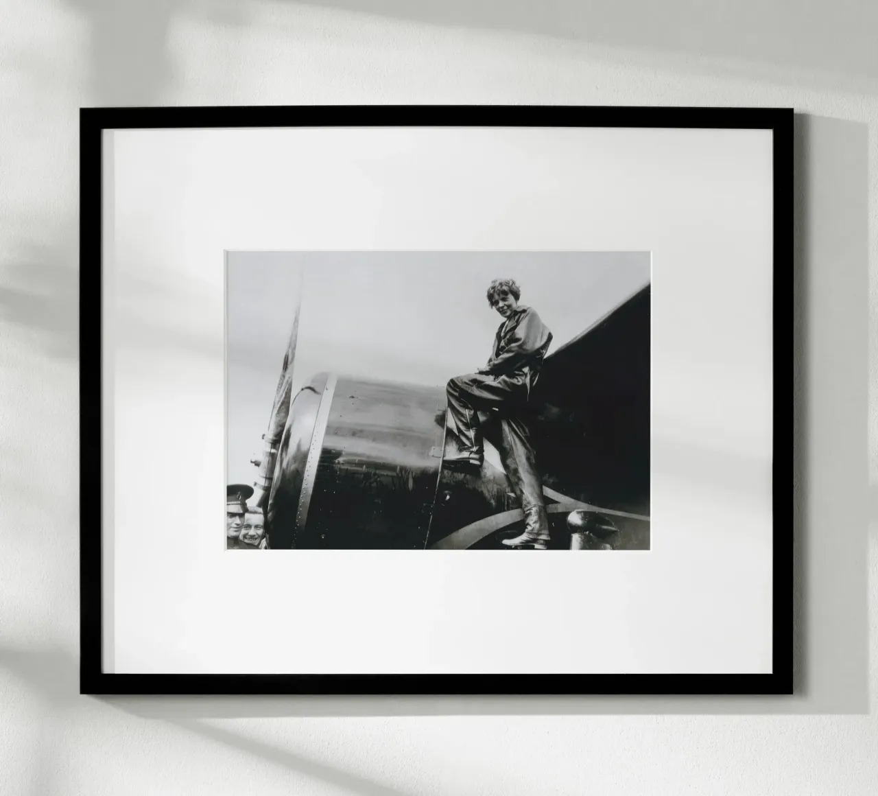 Amelia Earhart (1932) carta hahnemühle da blacsteel