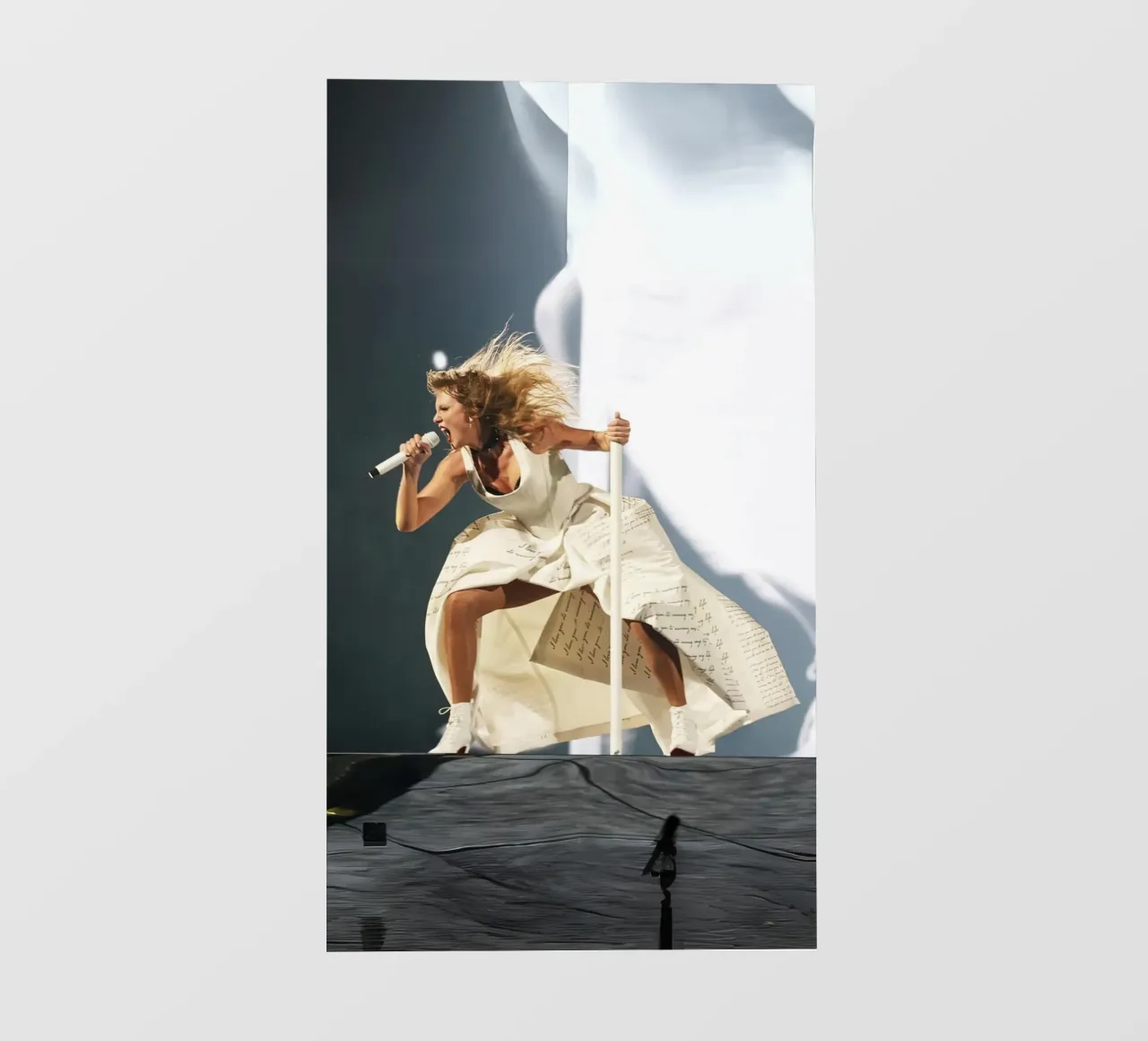 Taylor Swift telo in pvc da hendrikklamb