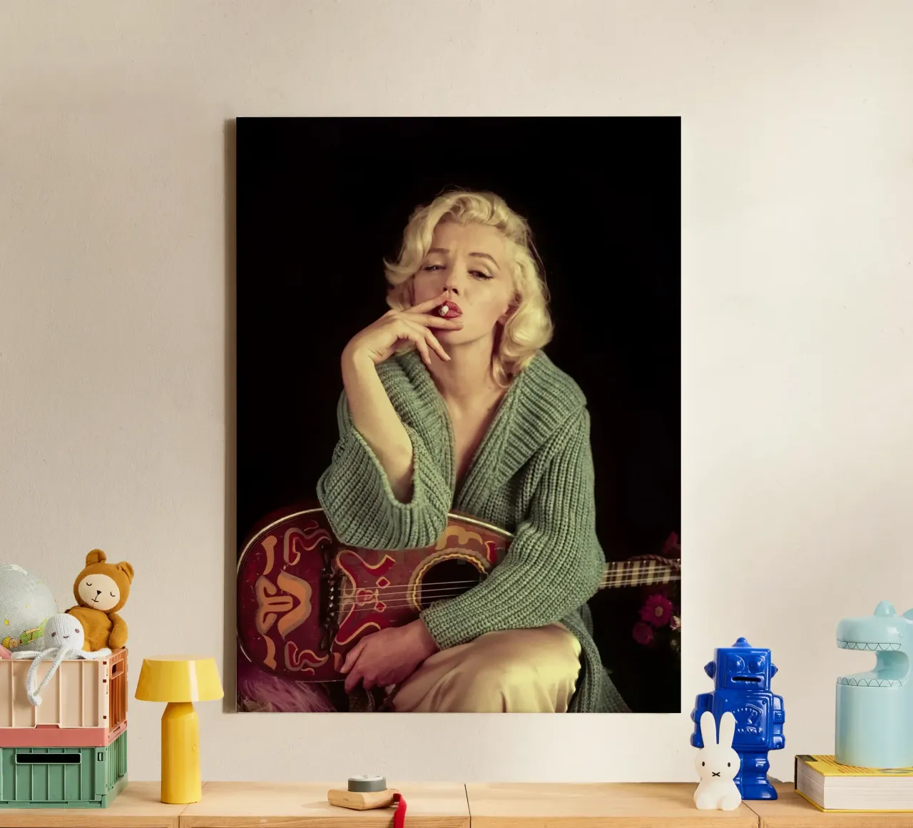 Behind the Smile: The Life and Legacy of Marilyn Monroe canvas by valentinomartinst