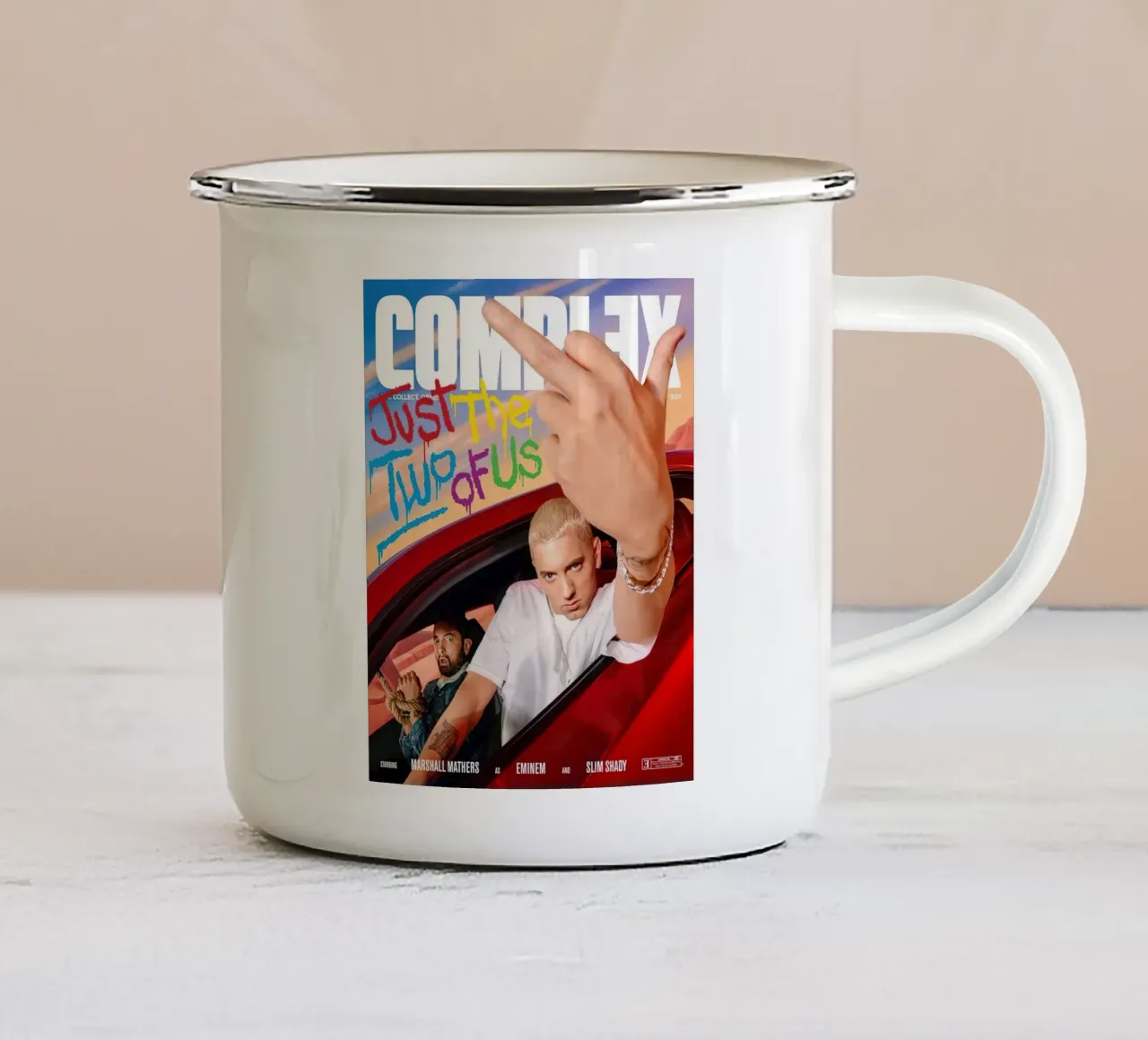 Eminem tazza in smalto da hendrikklamb