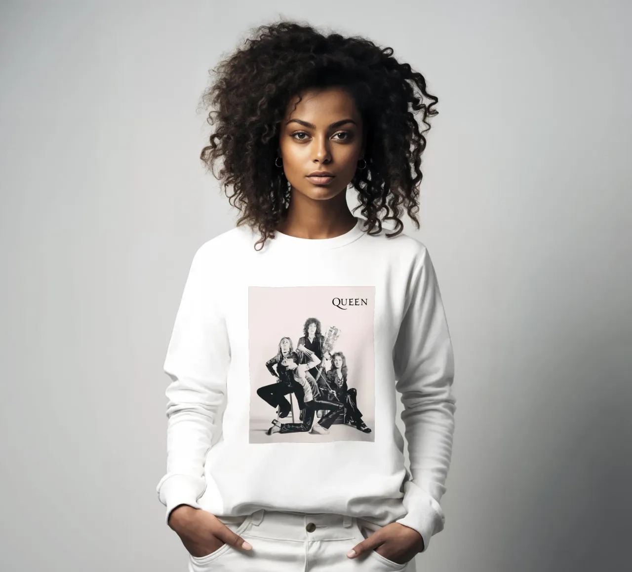 Queen felpa da hendrikklamb