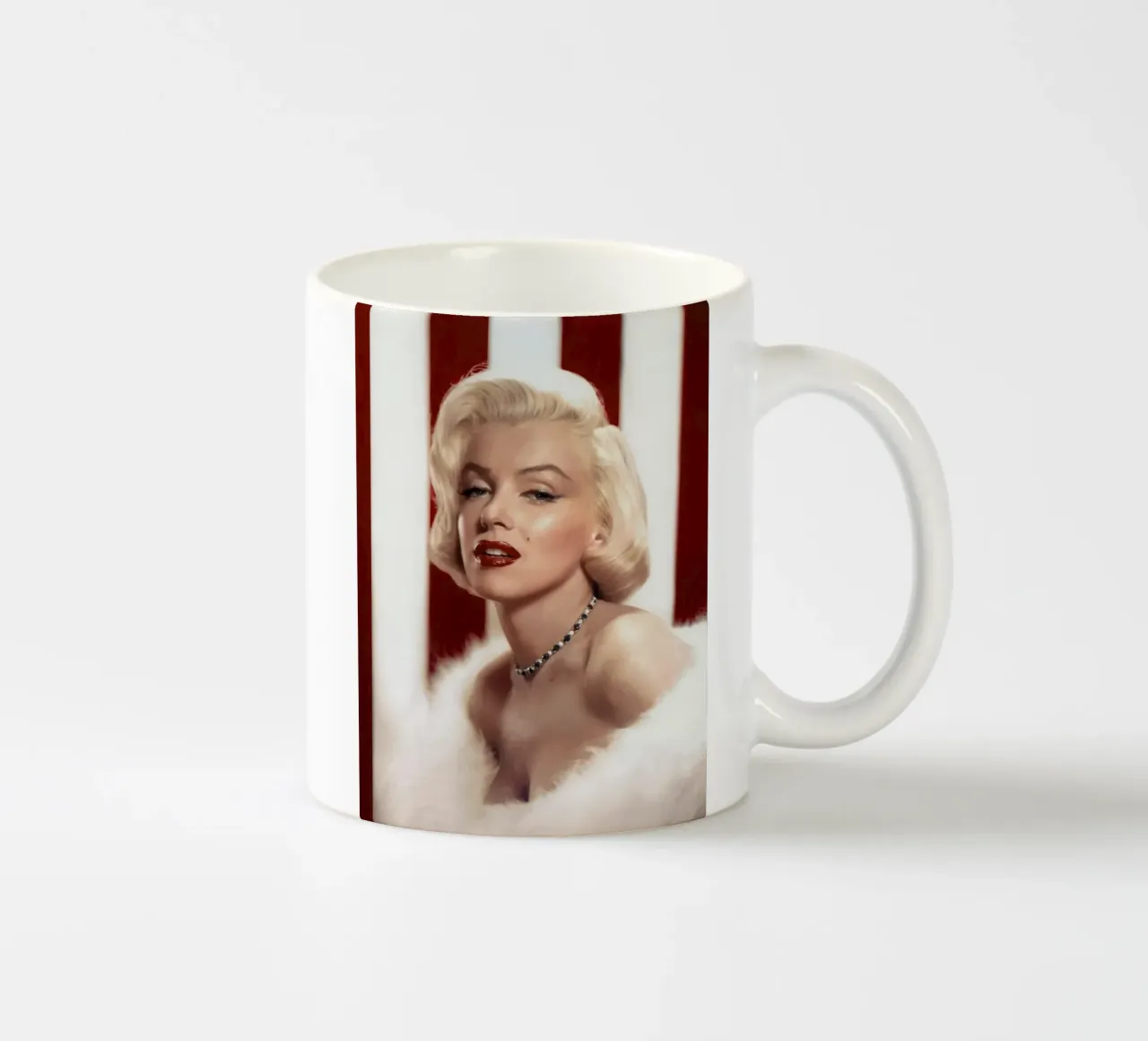 Marilyn Monroe: Bellezza, fama e tragedia tazza in ceramica da valentinomartinst