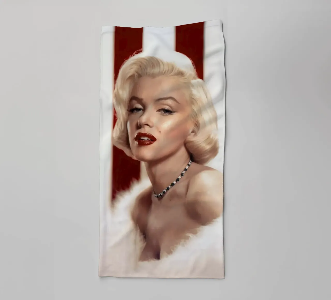 Marilyn Monroe: Bellezza, fama e tragedia asciugamano da bagno da valentinomartinst