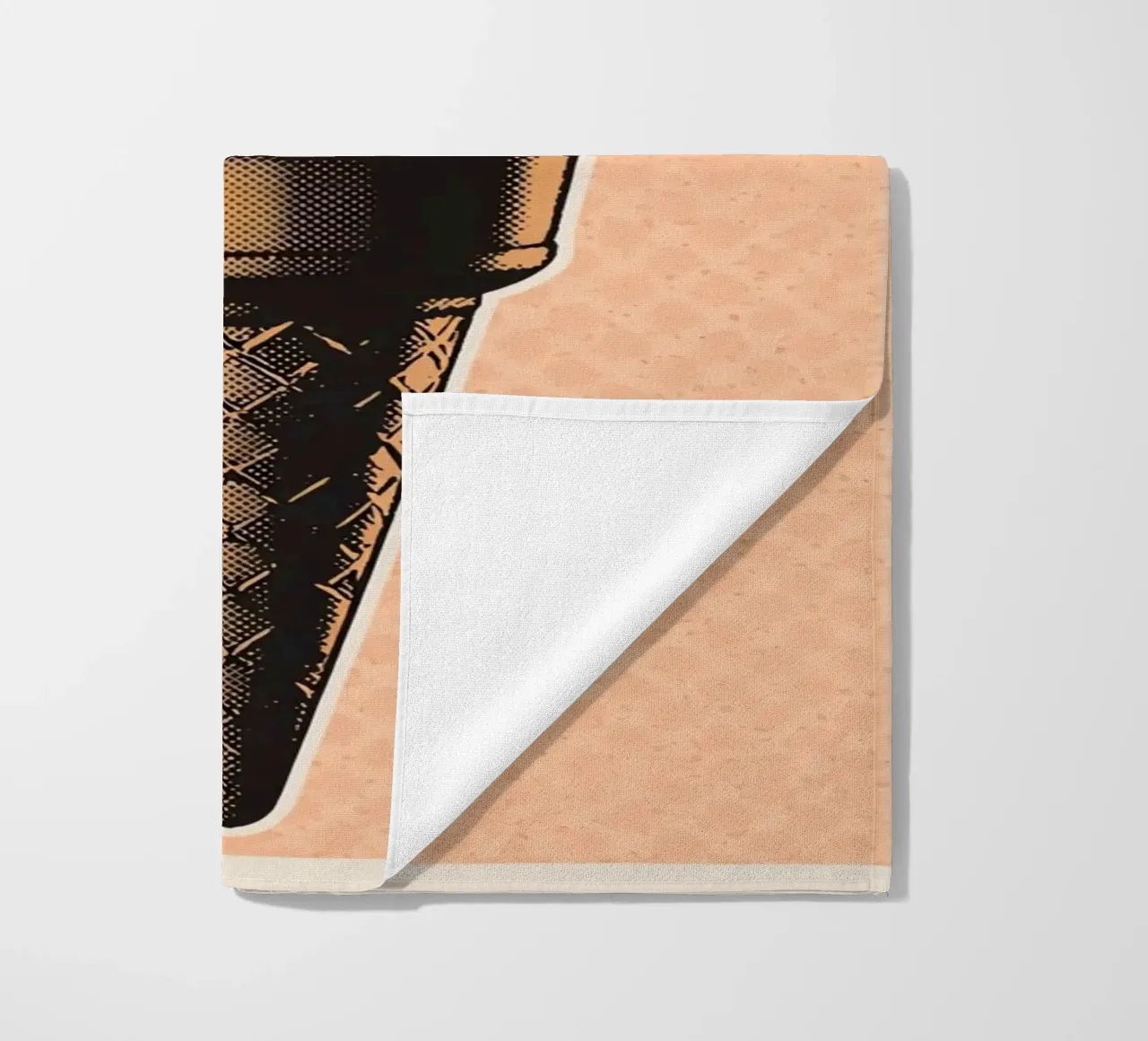 Cono gelato soft-serve rosa telo mare da DesignDoodle