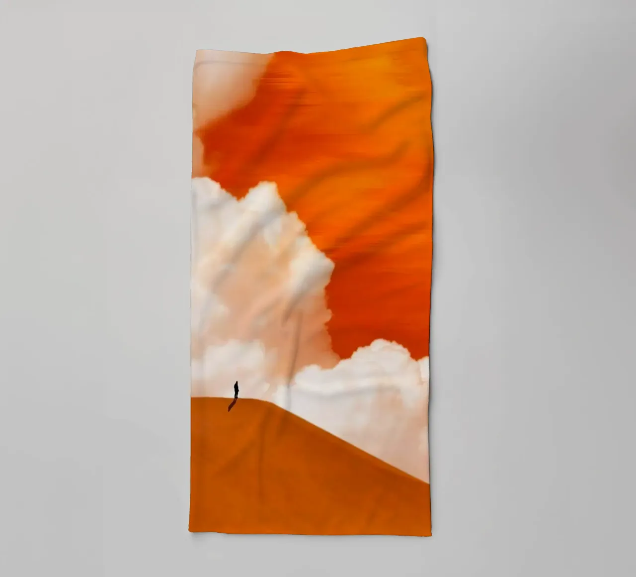 man stand in yellow shade serviette de bain de scoten