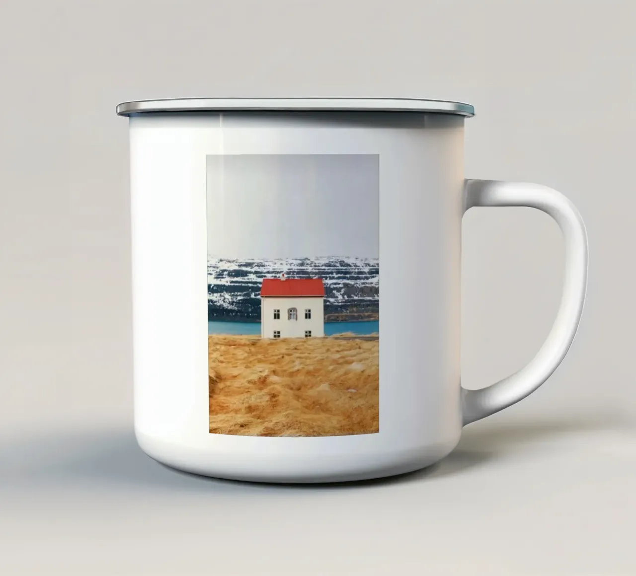 potrait home tazza in smalto da scoten