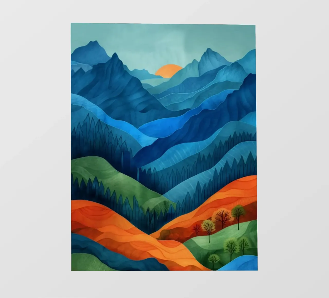 color wave mountain telo in pvc da scoten