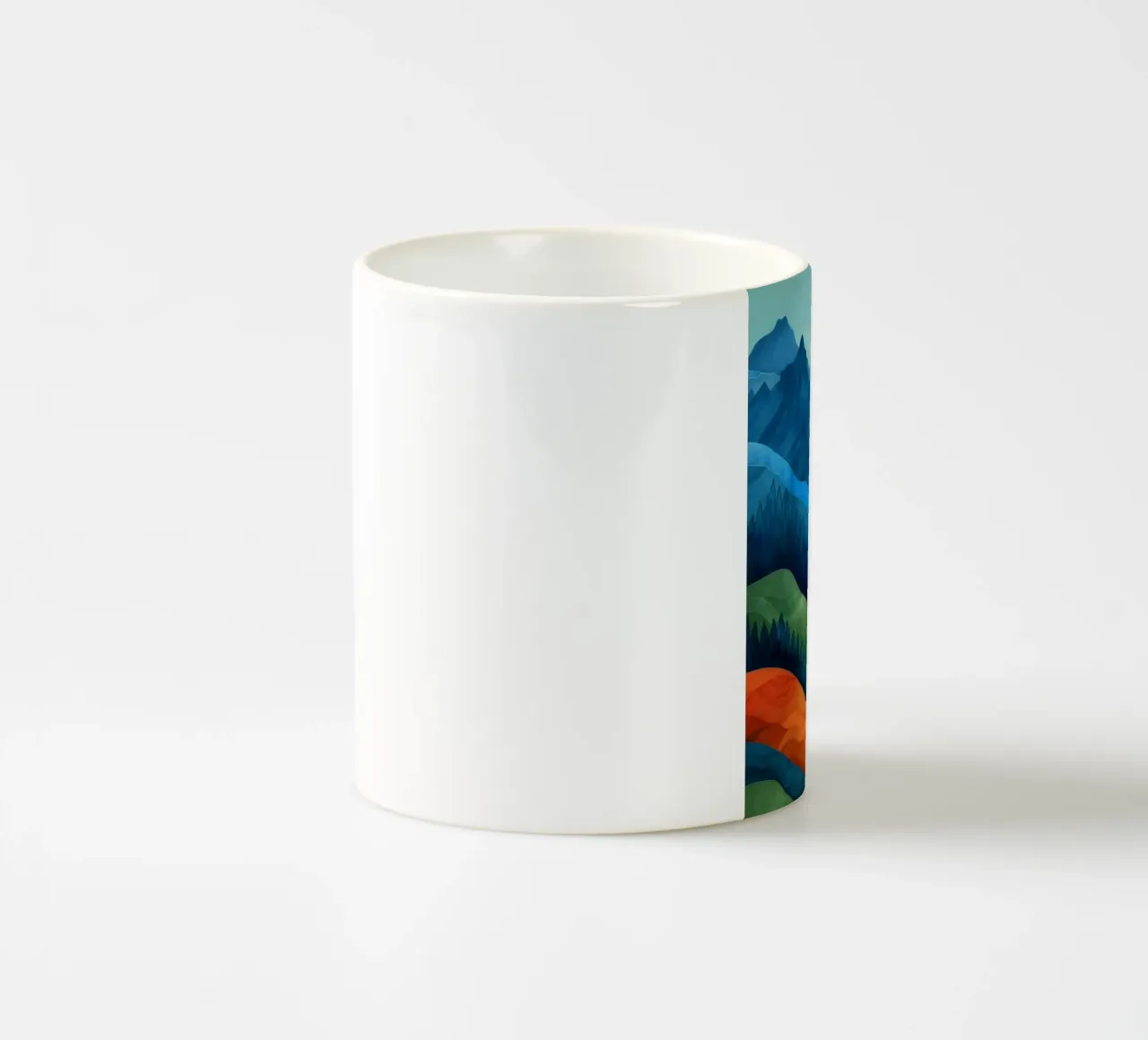 color wave mountain tazza in ceramica da scoten