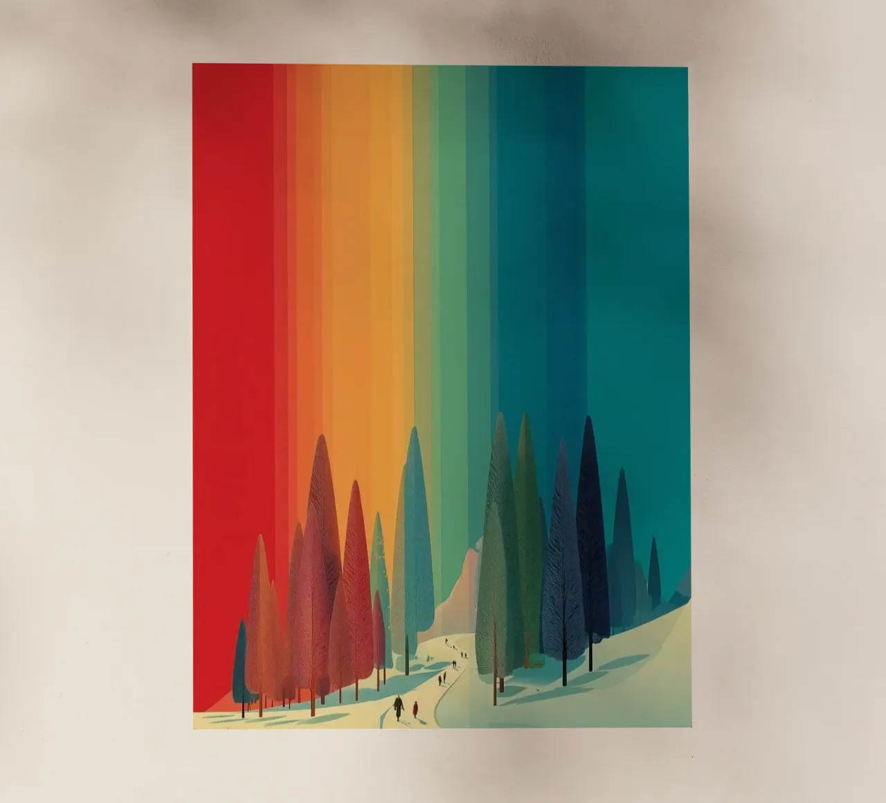 shade color forest pellicola backlit da scoten