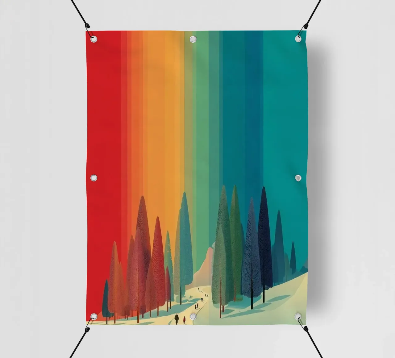 shade color forest telo in pvc da scoten