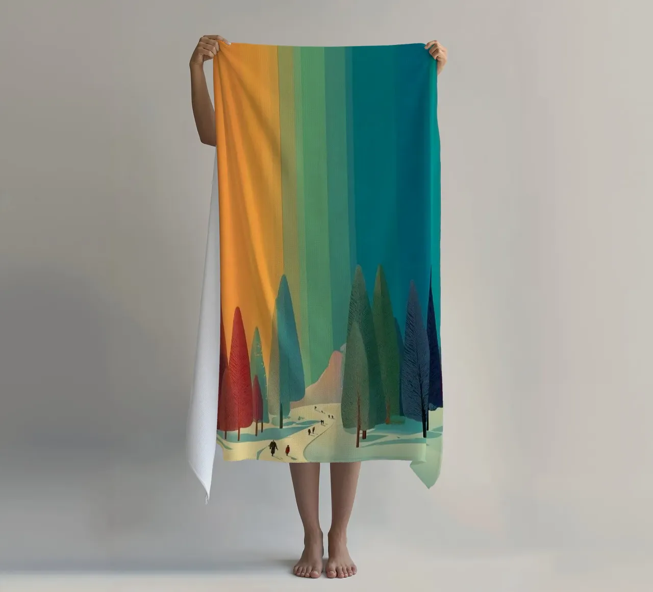 shade color forest telo mare da scoten