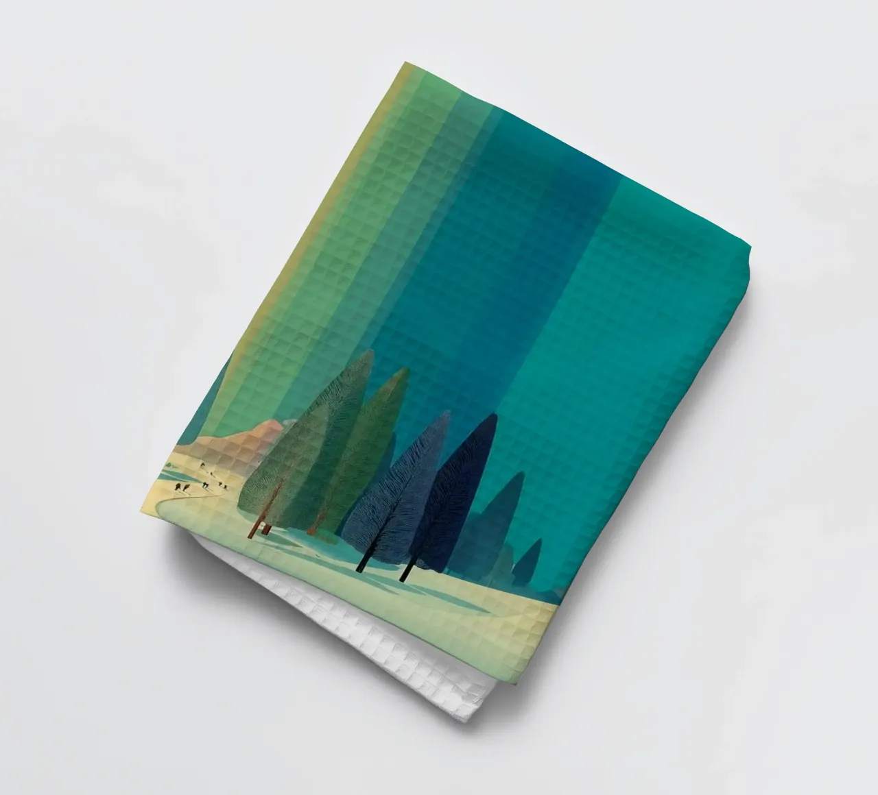 shade color forest canovaccio da cucina da scoten