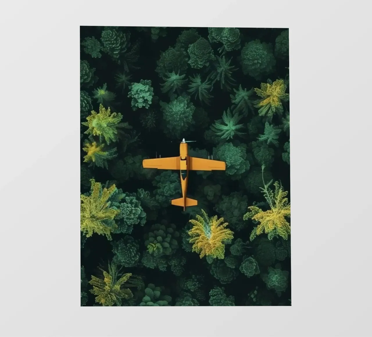 fly through forest telo in pvc da scoten