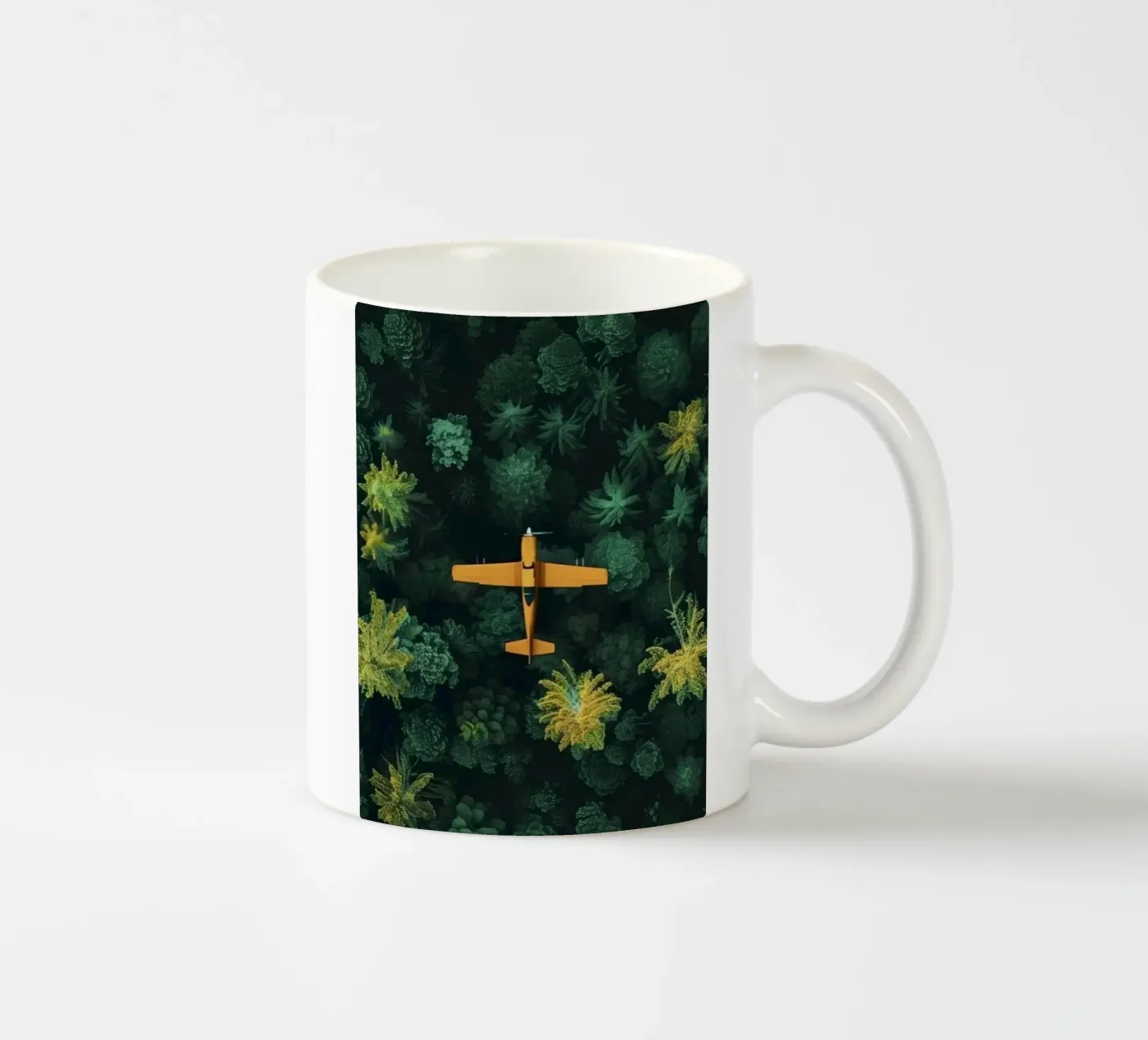 fly through forest ceramic mug by scoten