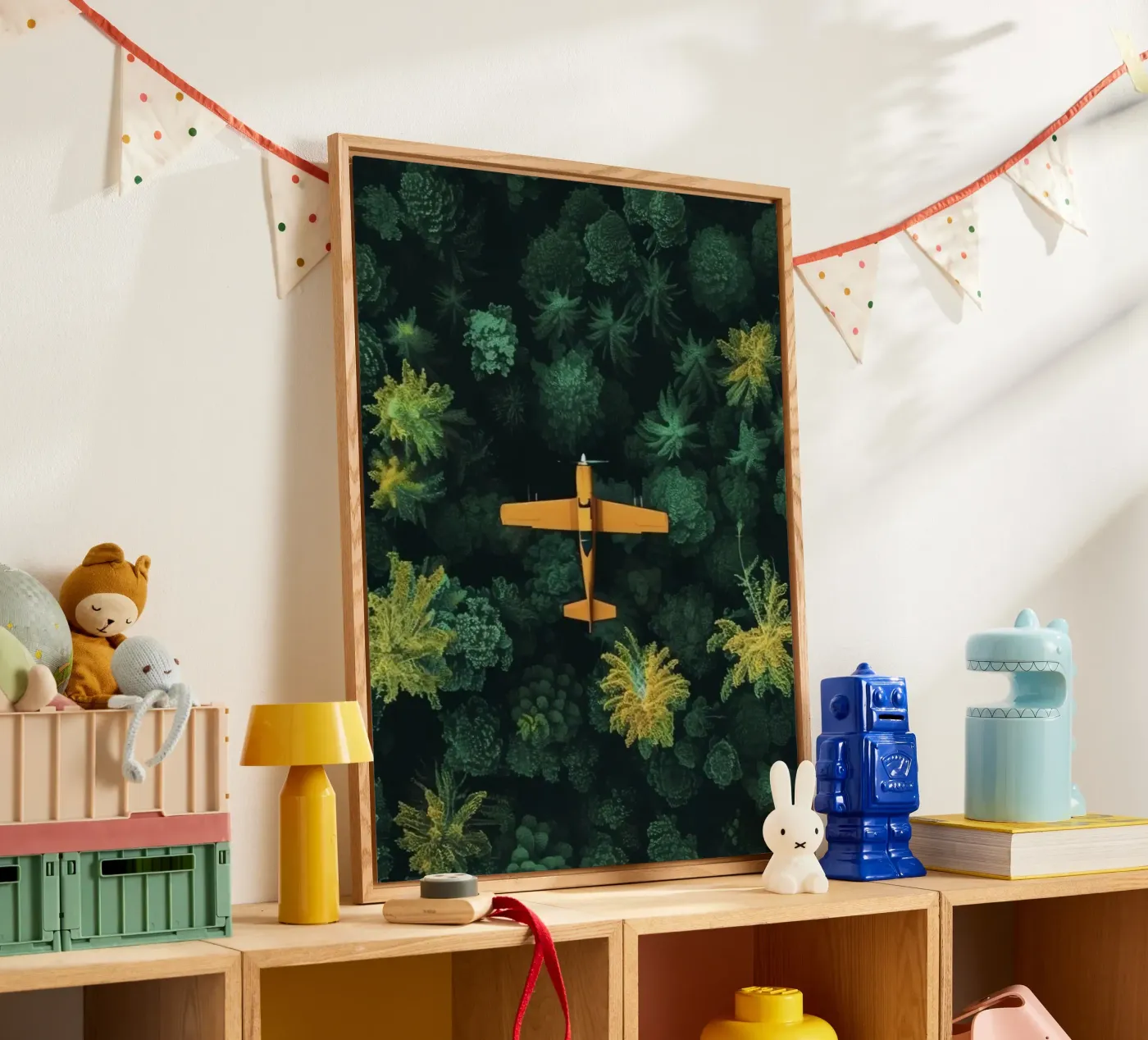 fly through forest Acryl-Glas von scoten