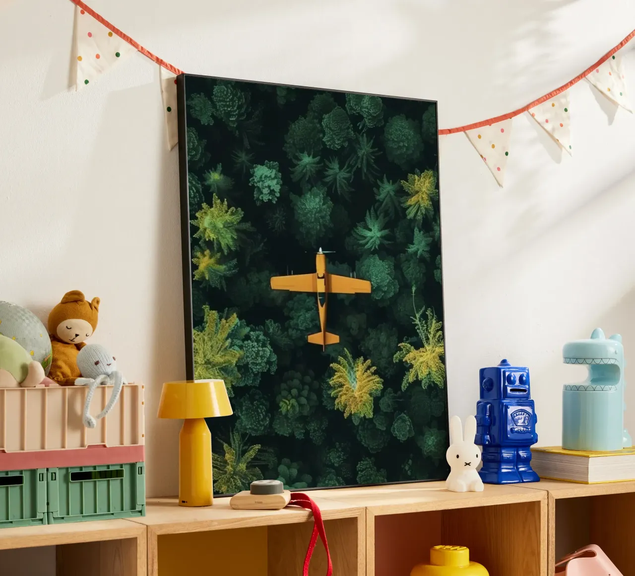 fly through forest alluminio dibond da scoten