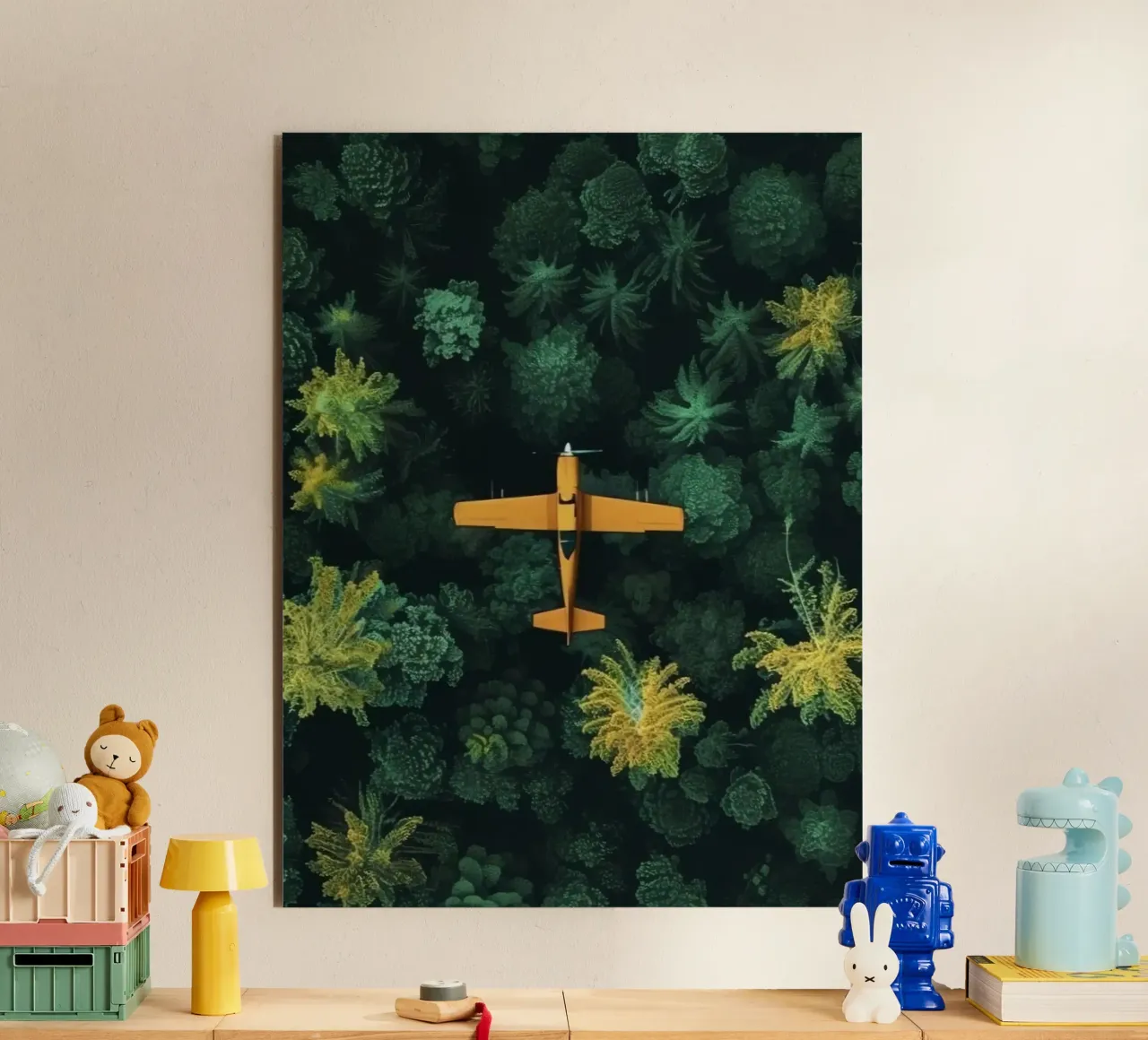 fly through forest alluminio dibond da scoten