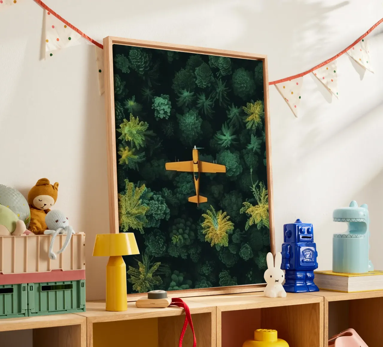 fly through forest canvas van scoten
